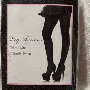 Leg Avenue Classic Black Nylon Tights